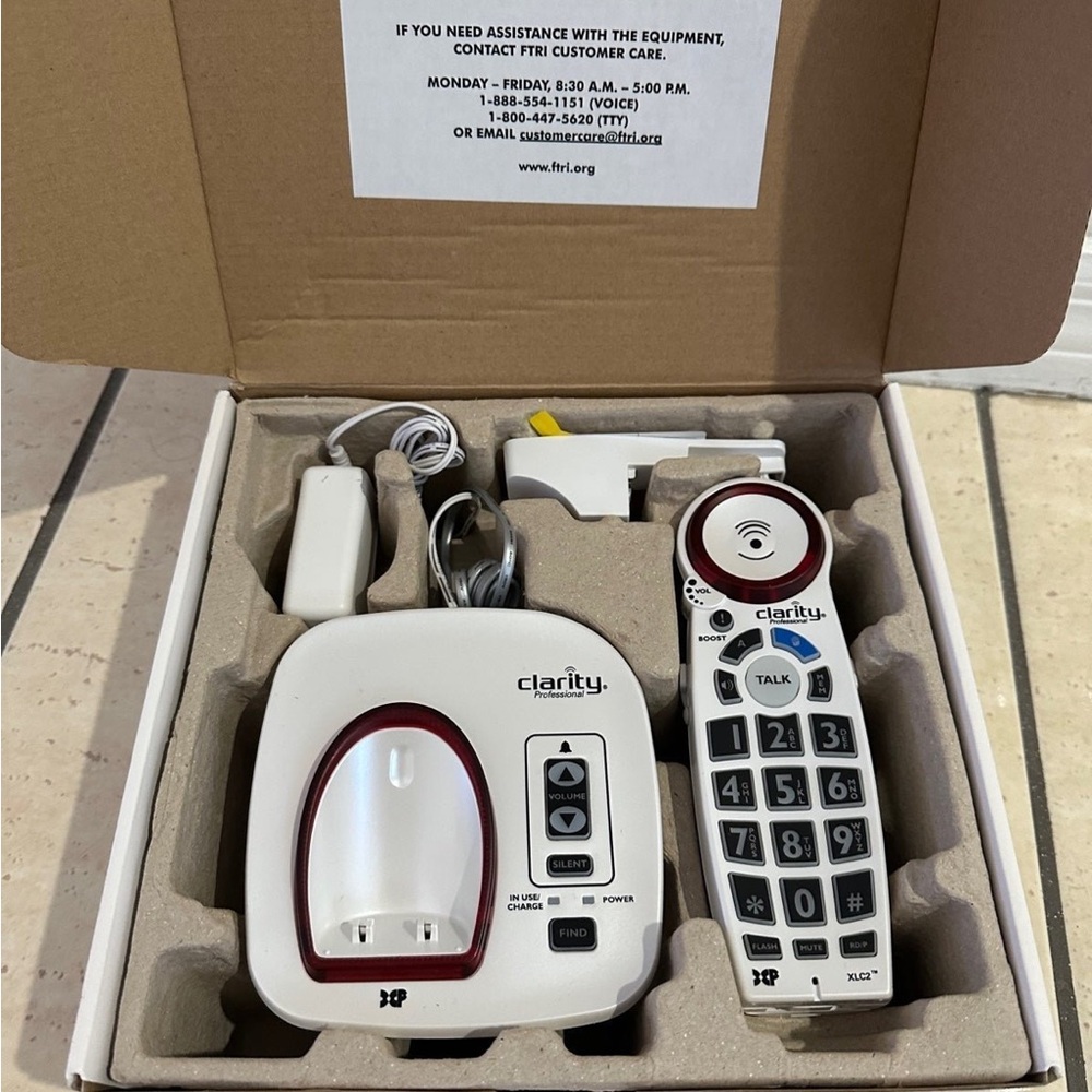 NWOT Vintage Clarity Professional XLC2 Cordless Spearkerphone and Clarity Logic. - Picture 2 of 5
